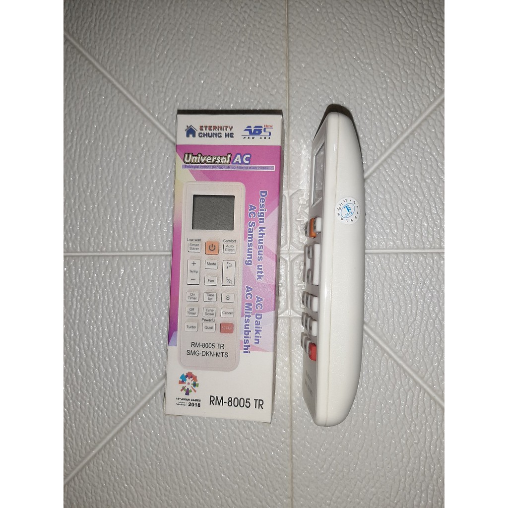 Remot Remote AC Multi SDM Samsung Daikin Mitsubishi K-8005 tanpa setting