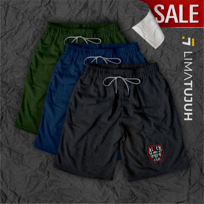 Boardshort Celana Pendek Pria Kolor Santai Premium Motif Alter Ego RH