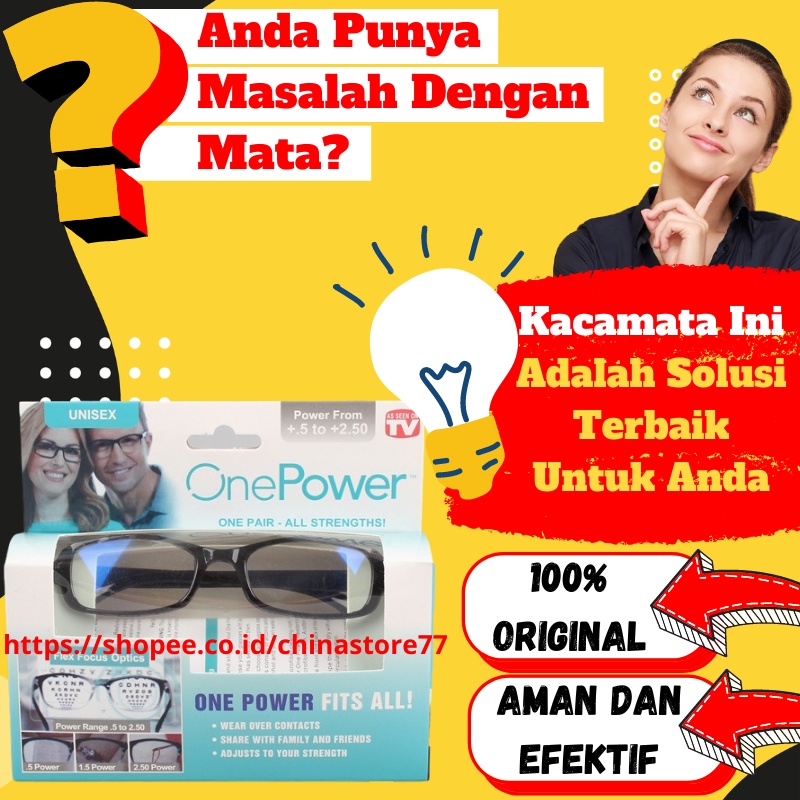 Kaca mata Baca Kacamata Plus Auto Focus One  Power Readers Pria Wanita Dewasa Muda Tua Kesehatan