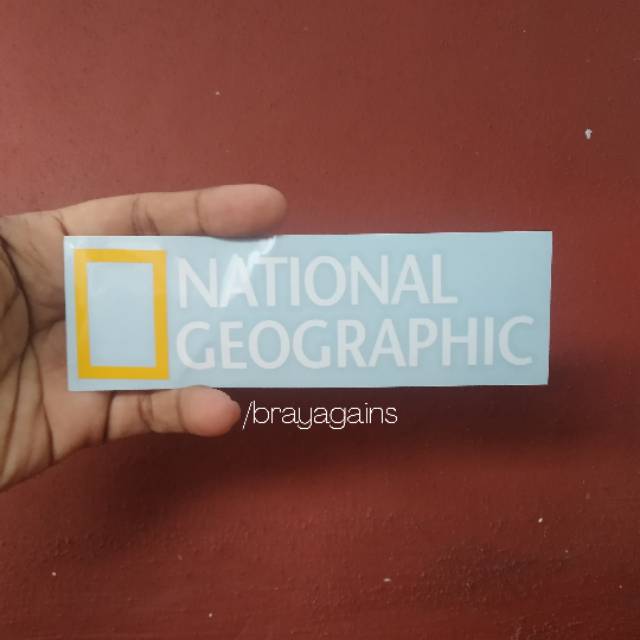 

STICKER CUTTING LOGO NATIONAL GEOGRAPHIC