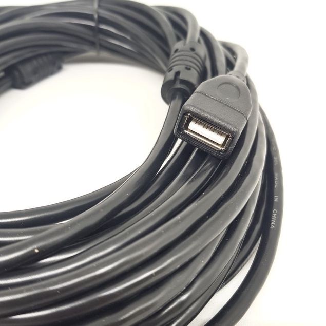 SKU-1066 KABEL USB MALE FEMALE 5M HITAM / PERPANJANGAN USB / EXTENSION