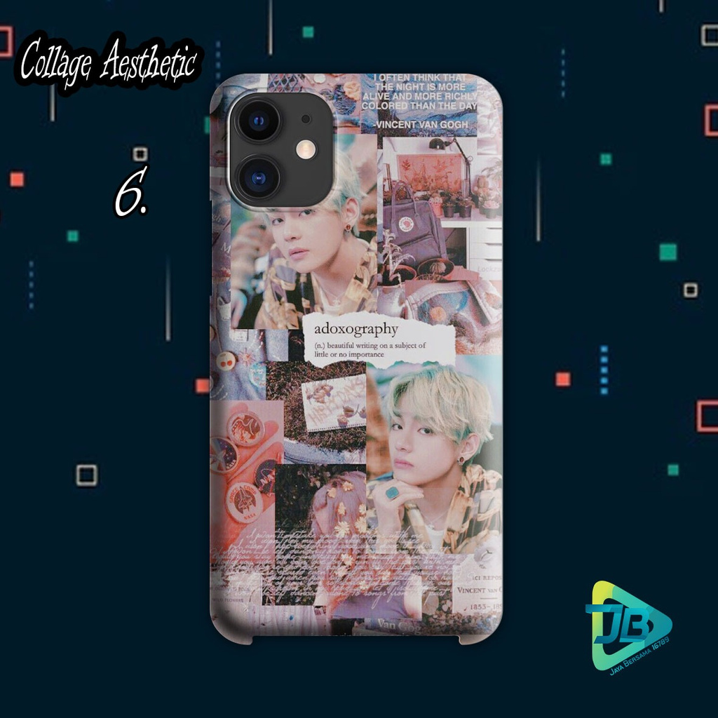 Hardcase COLLAGE AESTHETIC Realme C1 C2 C3 1 2 3 5 5i 5s 6 7 pro narzo JB4402