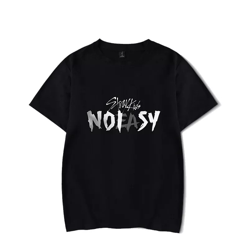 Kaos Stray Kids No Easy Oversize Murah T-shirt Member Stray Kids KPop Baju Straykids Wego Jumbo XXL