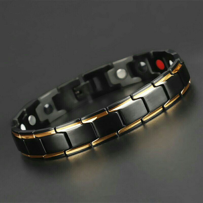 gelang magnet titanium metal pria wanita