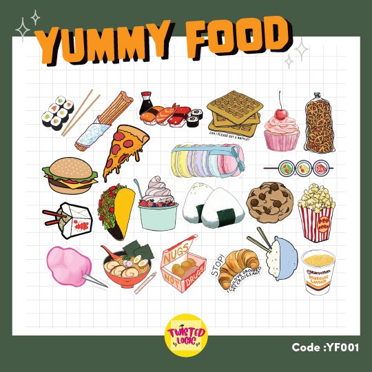 Aesthetic Sticker Tumblr | Yummy Food