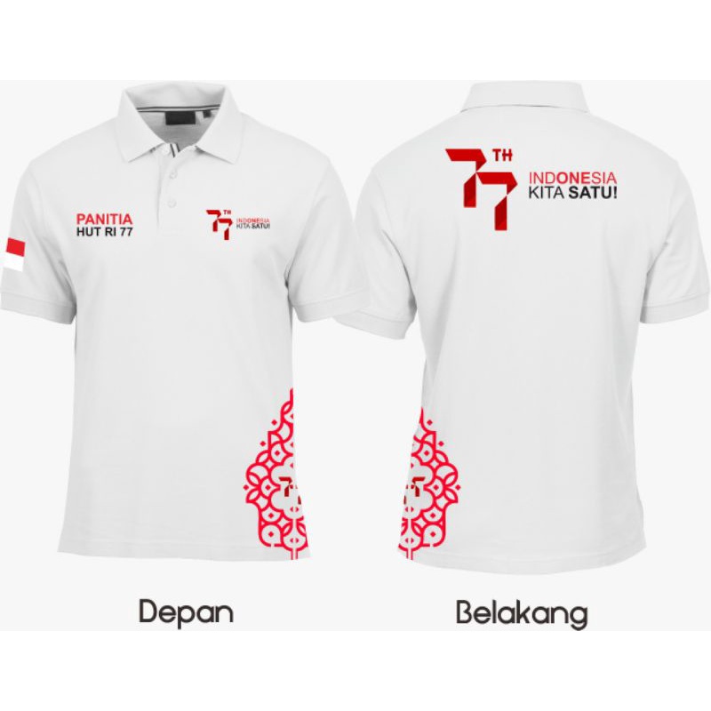 KAOS PANITIA 17 AGUSTUS/KAOS MERAH PUTIH/KAOS LOGO GARUDA/KAOS GAMBAR PETA INDONESIA