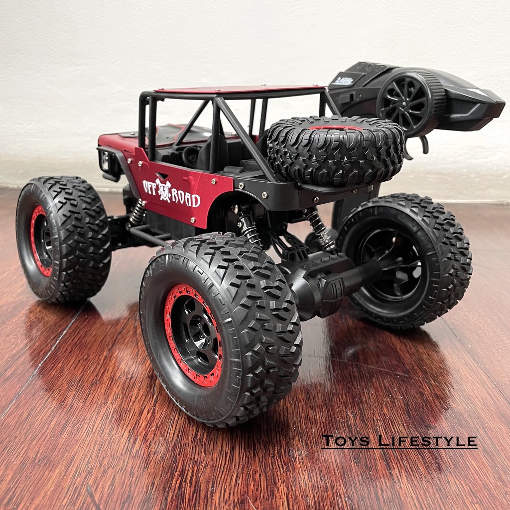 Mainan Mobil Remote Control RC Rock Crawler Offroad Besar 1:14