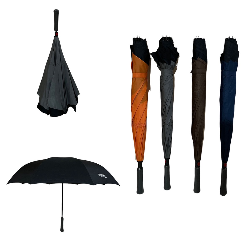 PAYUNG KAZBRELLA TERBALIK UPSIDE DOWN UMBRELLA 2 LAPIS [IMPORT]