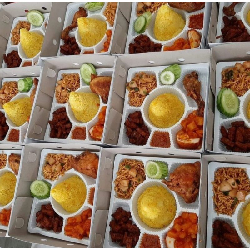 paket syukuran nasi kotak tumpeng mini