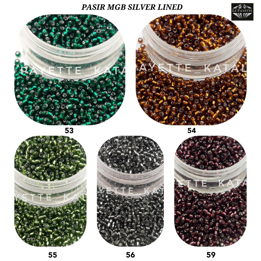 Payet Pasir MGB Silver Lined 12/O - (53-59)