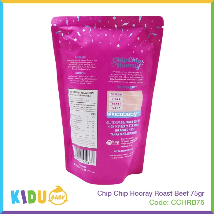 Chip Chip Hooray 75gr Kidu Baby