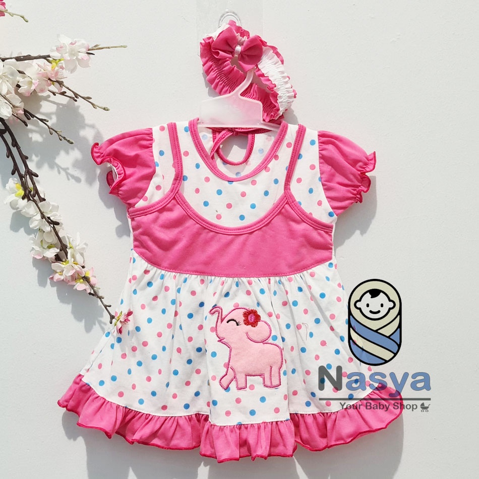 [P-045] Dress Bayi / Dress Anak Perempuan Terbaru - Planet Kids/Planet Kid