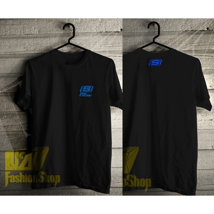 KAOS SKECHERS LOGO SEPATU BRAND SKATE SKATEBOARD LU2K L2K 597