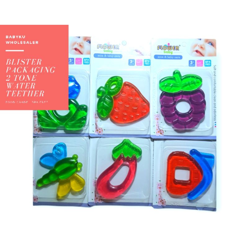 Water filled teether gigitan bayi / baby toys teether / Mainan gigitan bayi tumbuh gigi