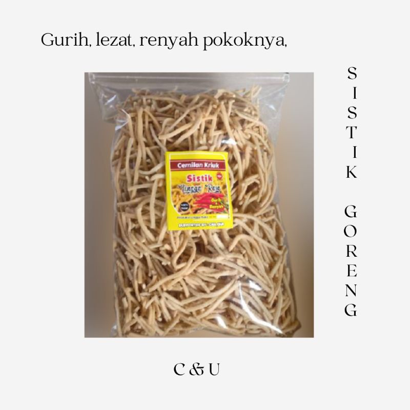 

sistik goreng asli Cilacap 300 gr