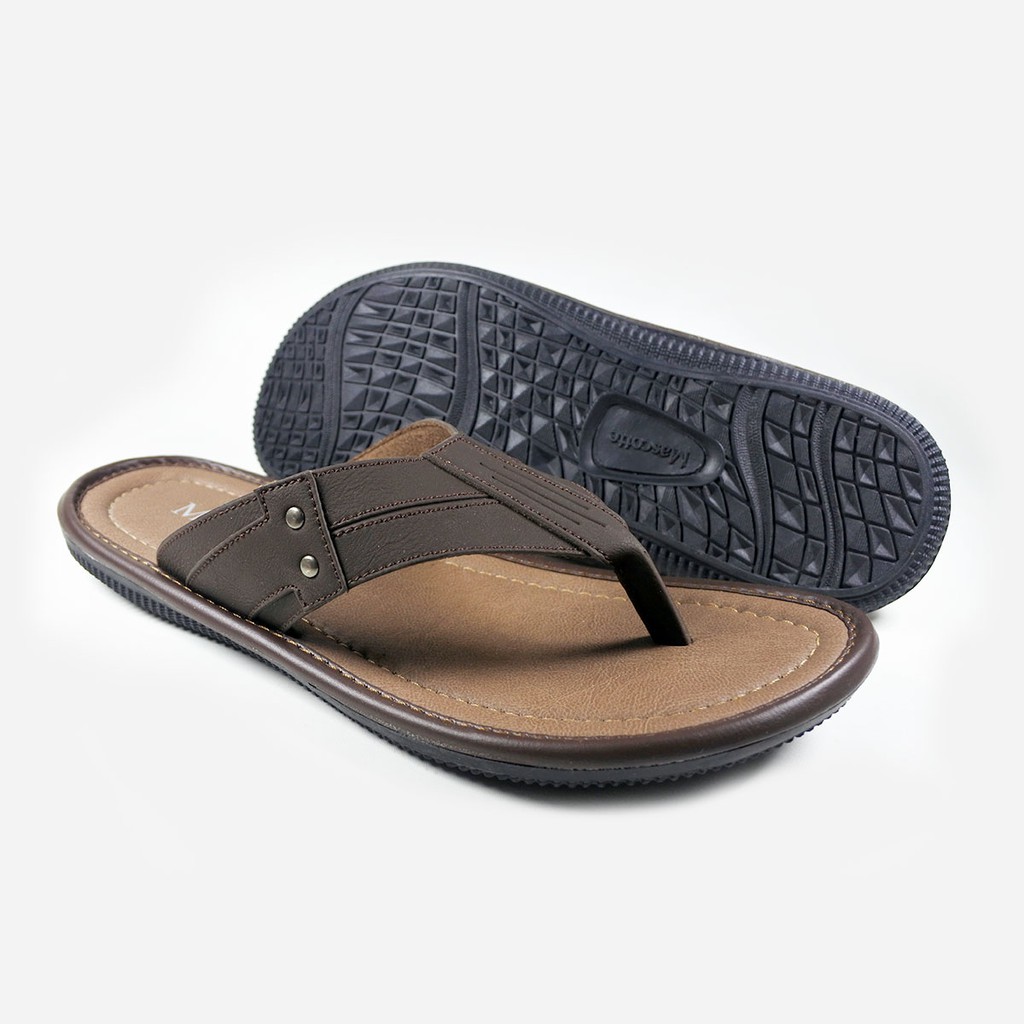 Mascotte LEMINO Sandal Pria 705.003-004 [Coklat dan Tan] / Ramayana Jatinegara