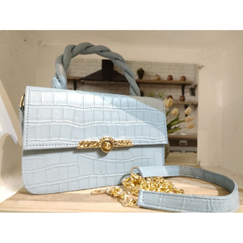 HANDBAG KEPANG LOKAL PREMIUM/BABYBLUE/