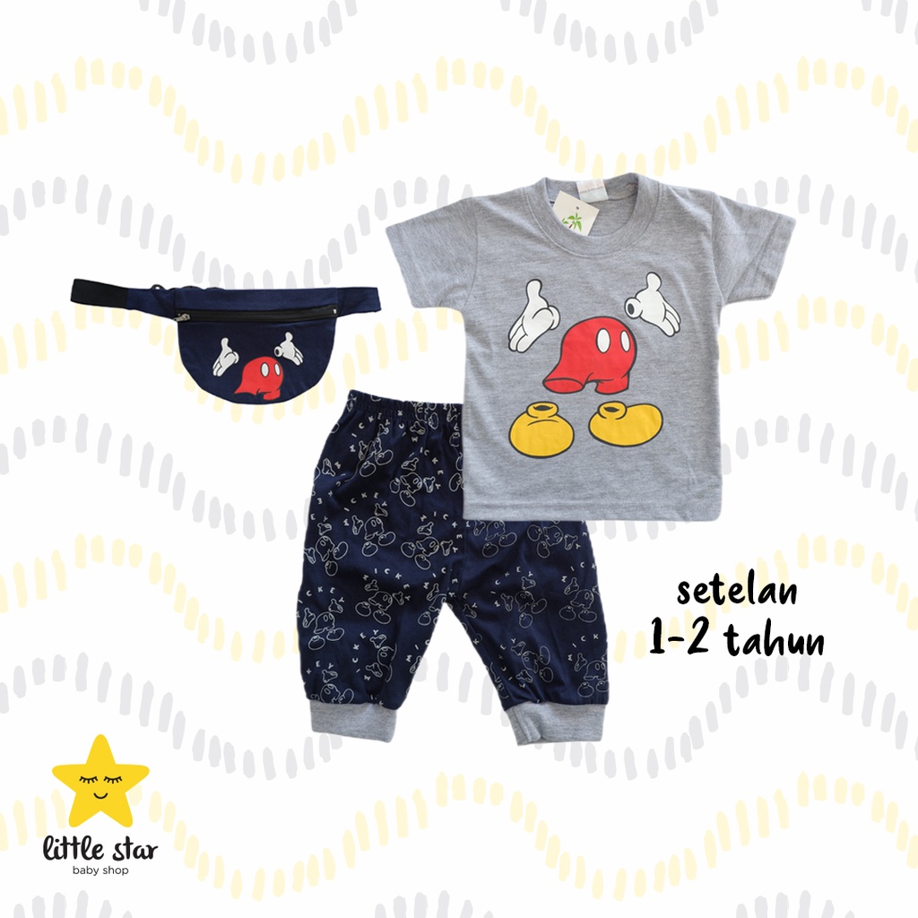 Coconut Setelan Anak Cowok | Set Baju Tas Anak Cowok