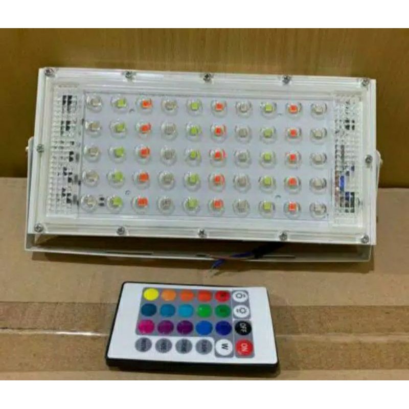 lampu sorot 50watt RGB