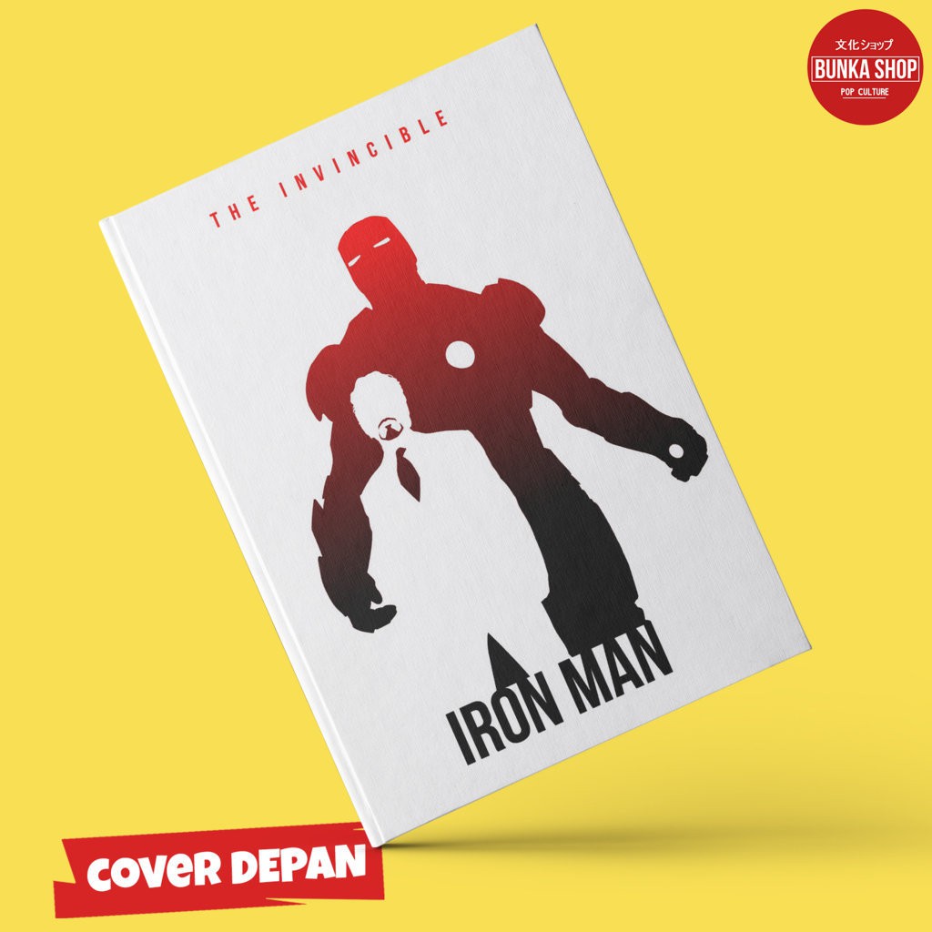 

Note Book Hardcover Iron Man Ukuran A5 Buku Tulis Catatan Note Agenda Planner Jurnal Notebook Gift Couple