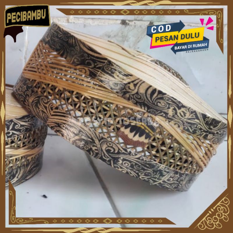 KERAJINAN BAMBU - PECI BAMBU - SONGKOK BAMBU - SONGKOK UNIK PECI KEREN