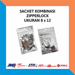 Jual (500pcs) Sachet Kombinasi Zipperlock K-Pack ukuran 8 x 12 8x12 ...