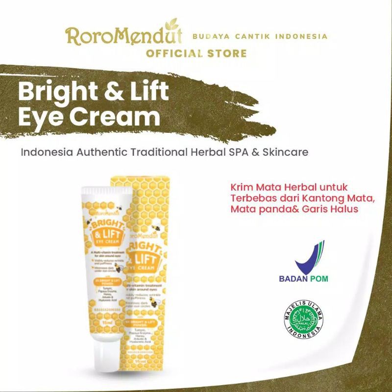 Cream Herbal Penghilang Kantung Mata|Krim penghilang mata panda/Kantung Mata Ampuh