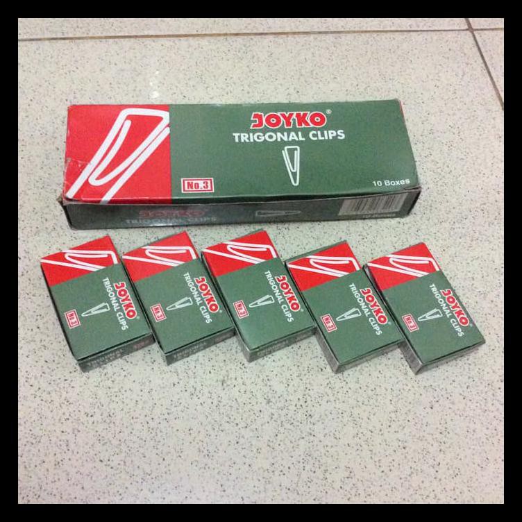 

Paper Clip / Trigonal Clips / Penjepit Kertas Joyko No.3 (Kecil) SPECIAL