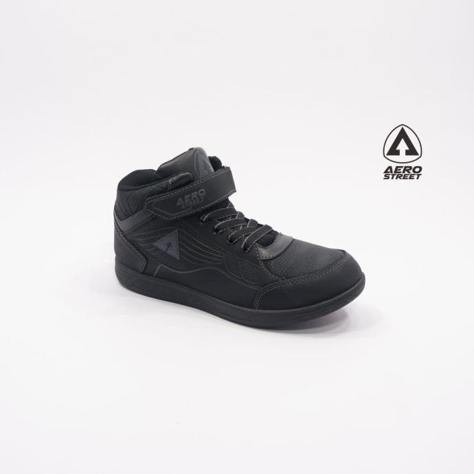 AEROSTREET 31-34 EVO3 FULLBLACK - SEPATU SEKOLAH ANAK FDGDF65465