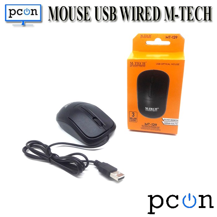 MOUSE USB WIRED M-TECH