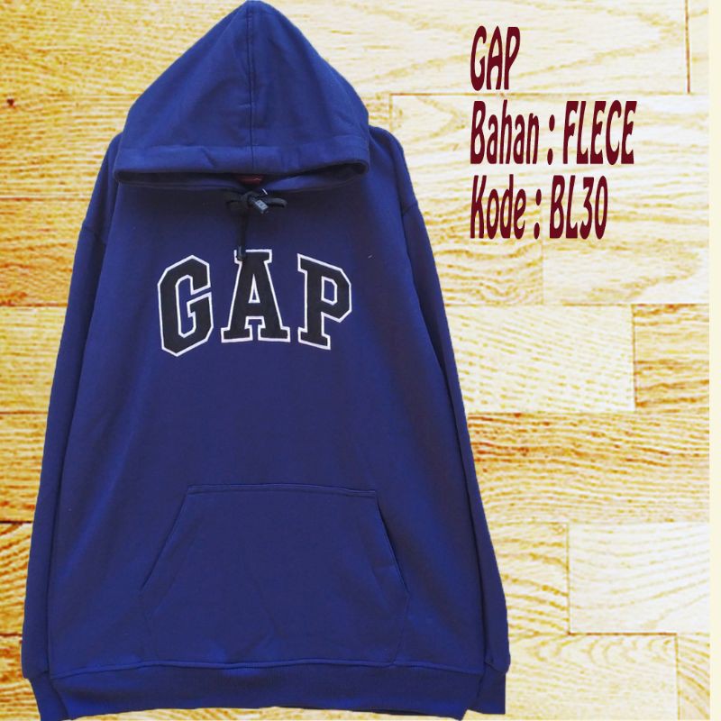 Hoodie GAP premium bordir dua warna hijau dan navy
