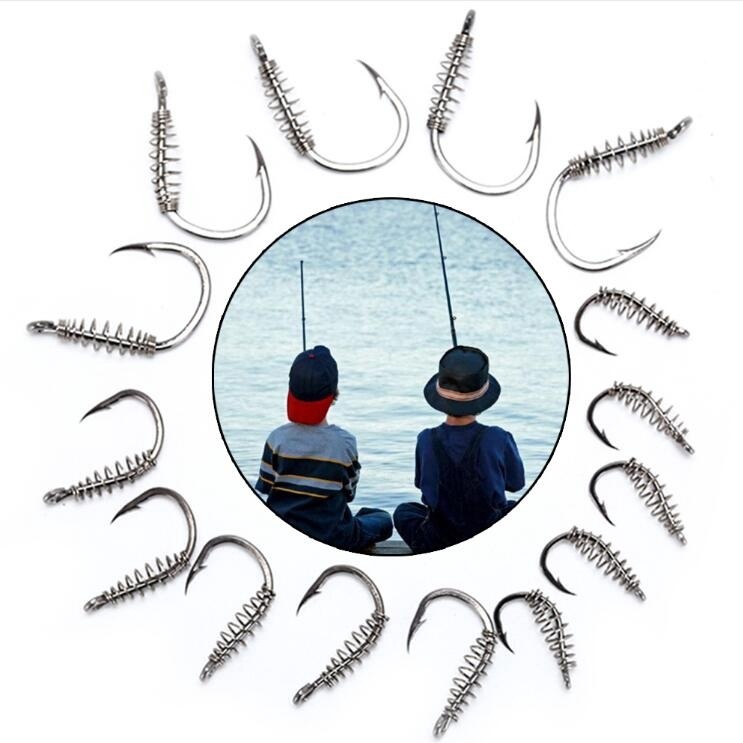 20pcs / Pak Kail Pancing Ikan Mas Bahan Stainless Steel