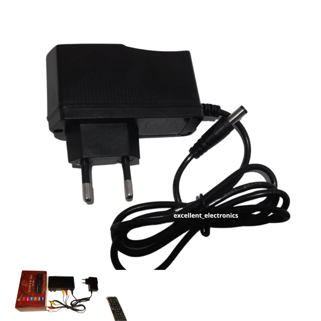 Power supply adaptor Receiver Antena Digital Super HD