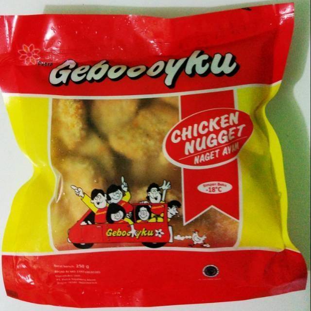 

Nugget Ayam Enak dan Murah dari Geboooyku kemasan 250gr