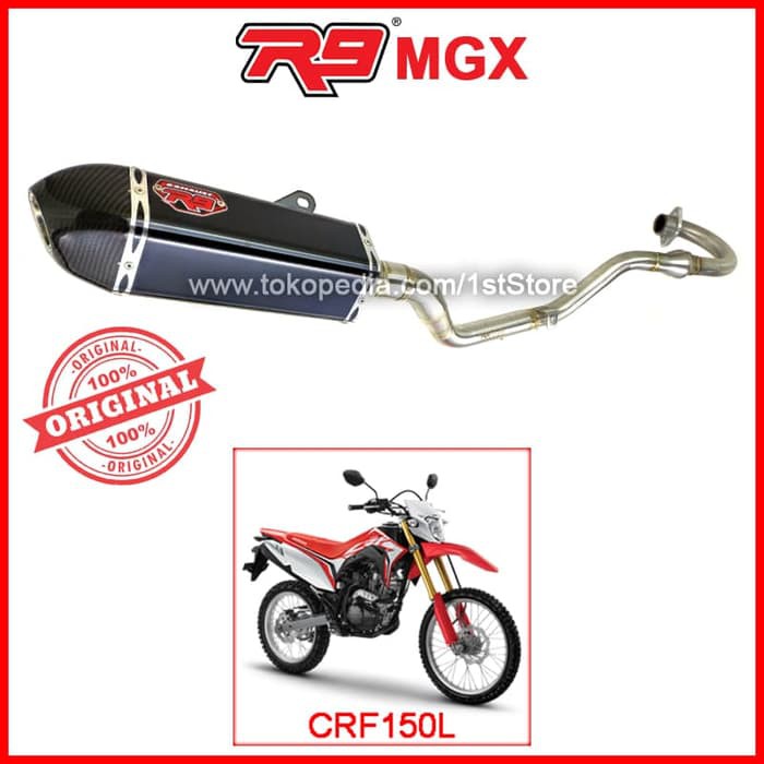 qws187 Original R9 MGX Series Honda CRF 150L Knalpot Ori CRF150L