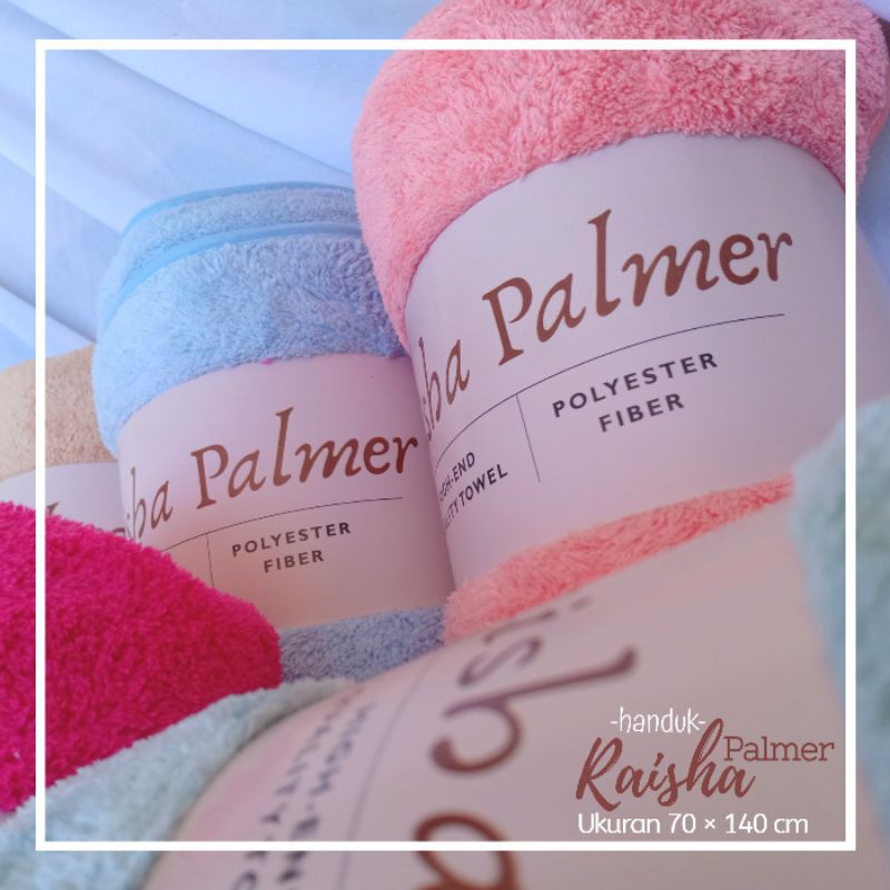 PROMO!!! HANDUK RAISHA PALMER /JOY NATURAL POLOS(Jenis handuk quick dry)_Bisa untuk Handuk Bayi