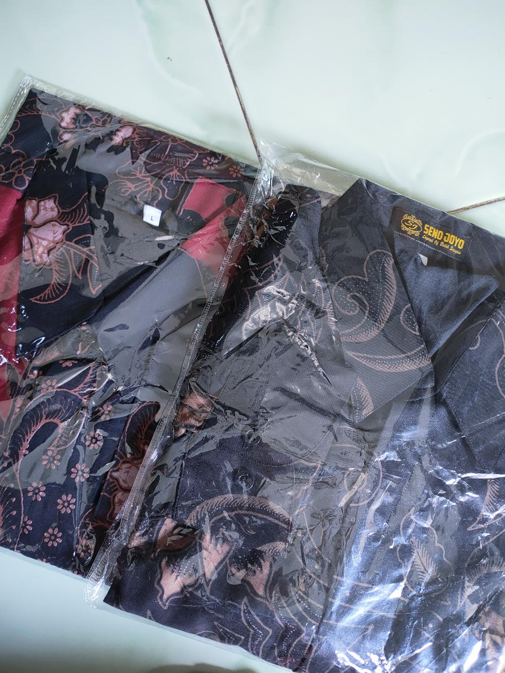 Batik Pria Aji Luwung Katun Halus Sragenan Size S-xxl Asli Solo High Quality