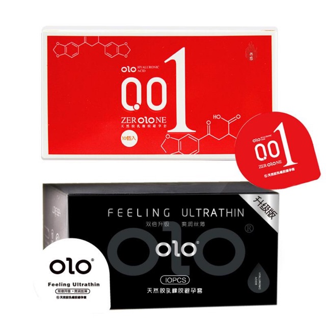 OLO feeling ultra thin 0.01 mm condom (10 pcs)