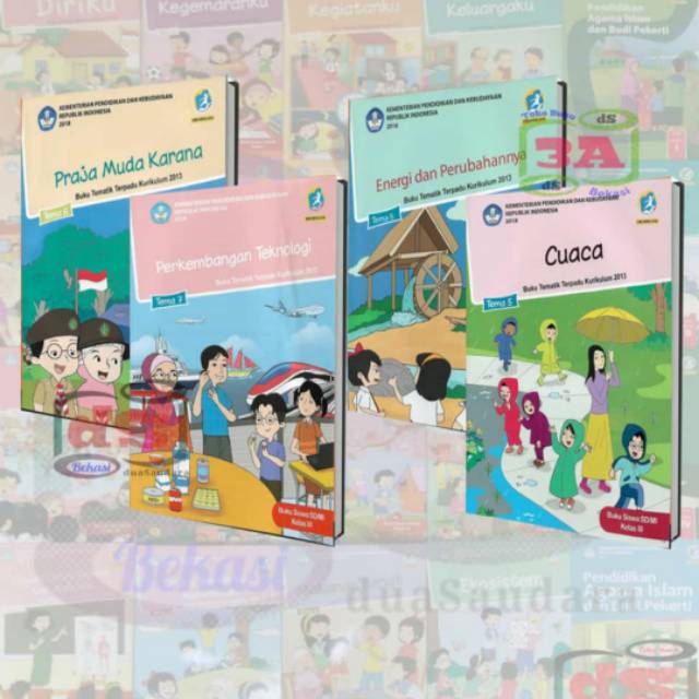 Buku Tematik kelas 3 SD semester 2 Tema 5678 K2013 Edisi Revisi 2018