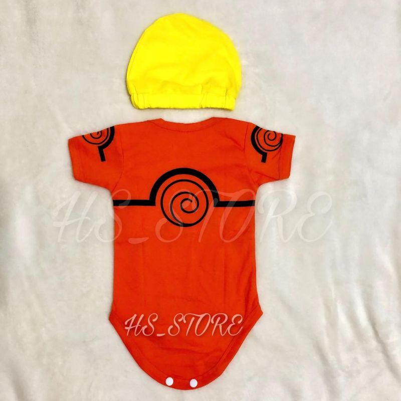 HARGA GROSIR ! JUMPSUIT NARUTO BABY / BAJU BAYI / BAJU BABY / JUMPER BAYI / KOSTUM BAYI TERMURAH !