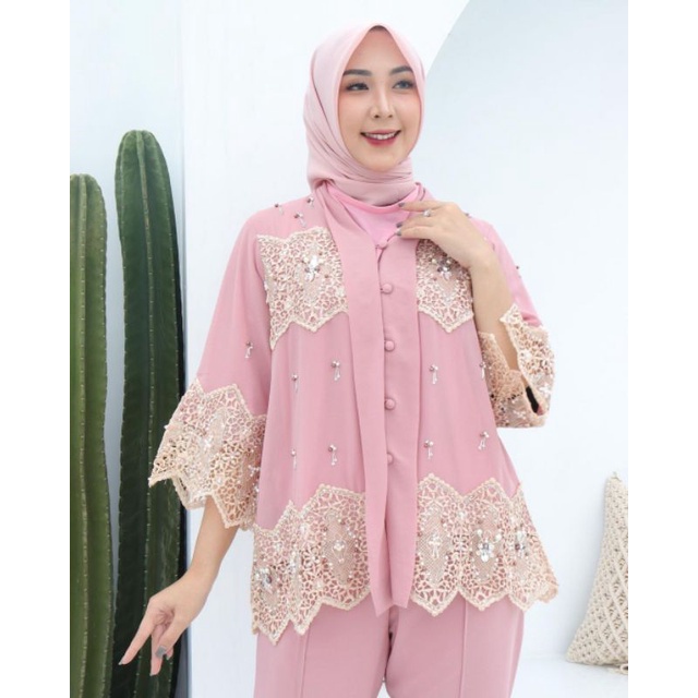 Sale Setelan Kekinian Maharani Kaftan Original Butik