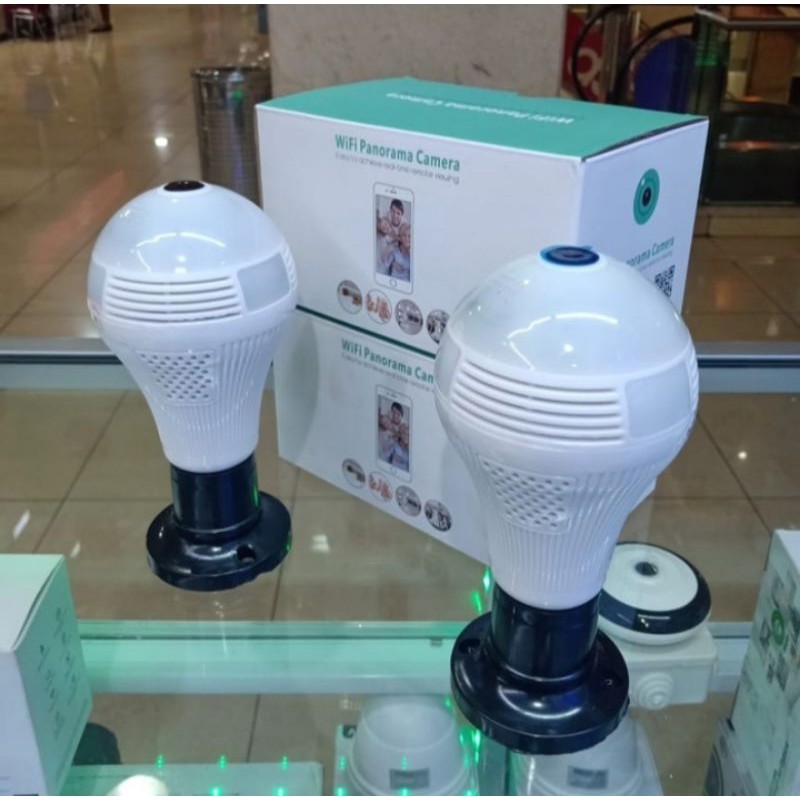 IP Camera Wireless Bentuk BOHLAM ICSEE 3MP Bulb Wireless Camera APP ICSEE