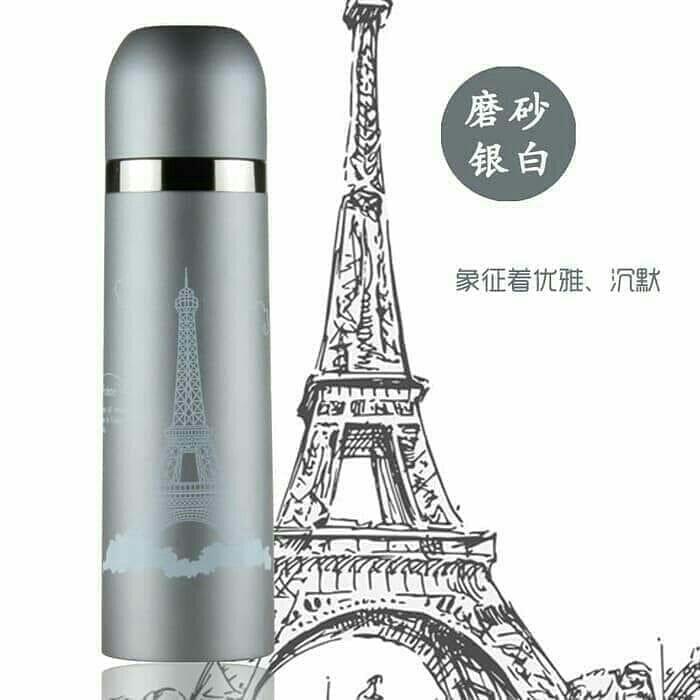 Termos Air Panas Karakter Paris Steinless Ukuran 500ml