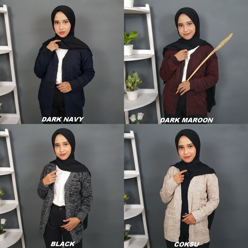 Cardigan Rajut Twist Tumblr