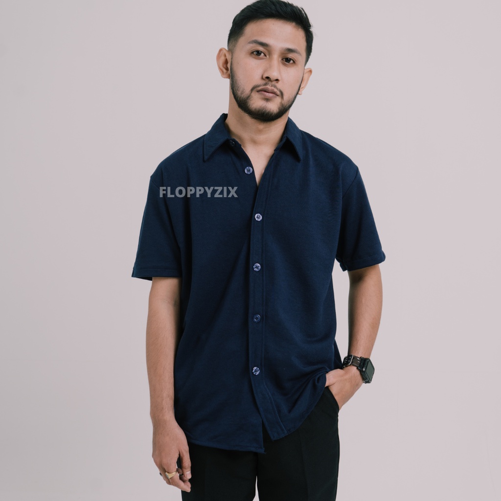 KAMEJA PENDEK PIQUE / KAMEJA PENDEK PRIA / KAMEJA POLOS / KAMEJA CASUAL