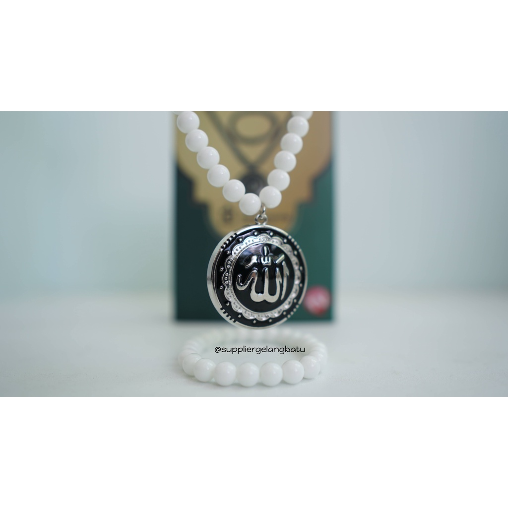 GANNAMYONG PREMIUM KESEHATAN LAFAZ ALLAH SILVER GIOK PUTIH AKIK KOREA
