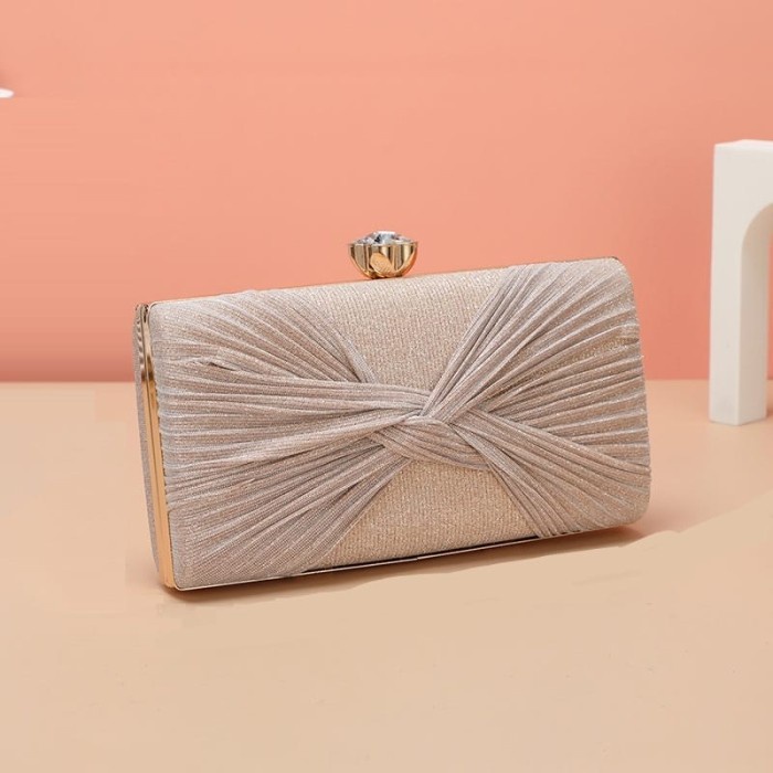 Terlaris Clutch import / Tas pesta import / Clutch import wanita mewah / 421 - Pink