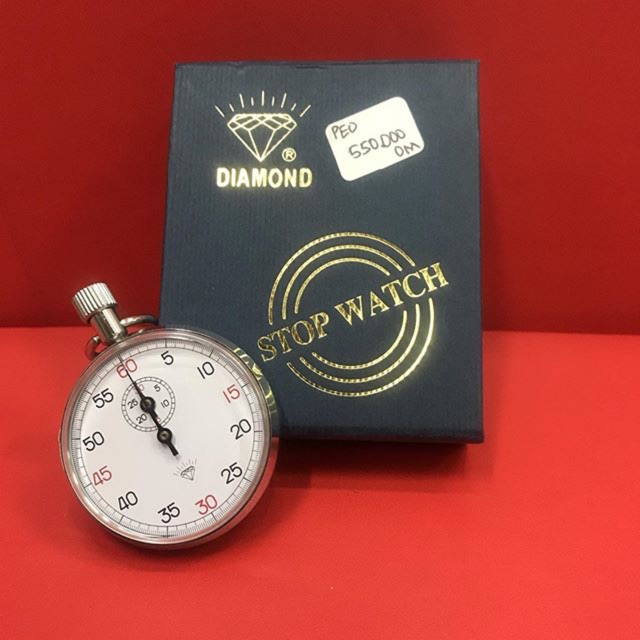 Stopwatch jarum analog Diamond original