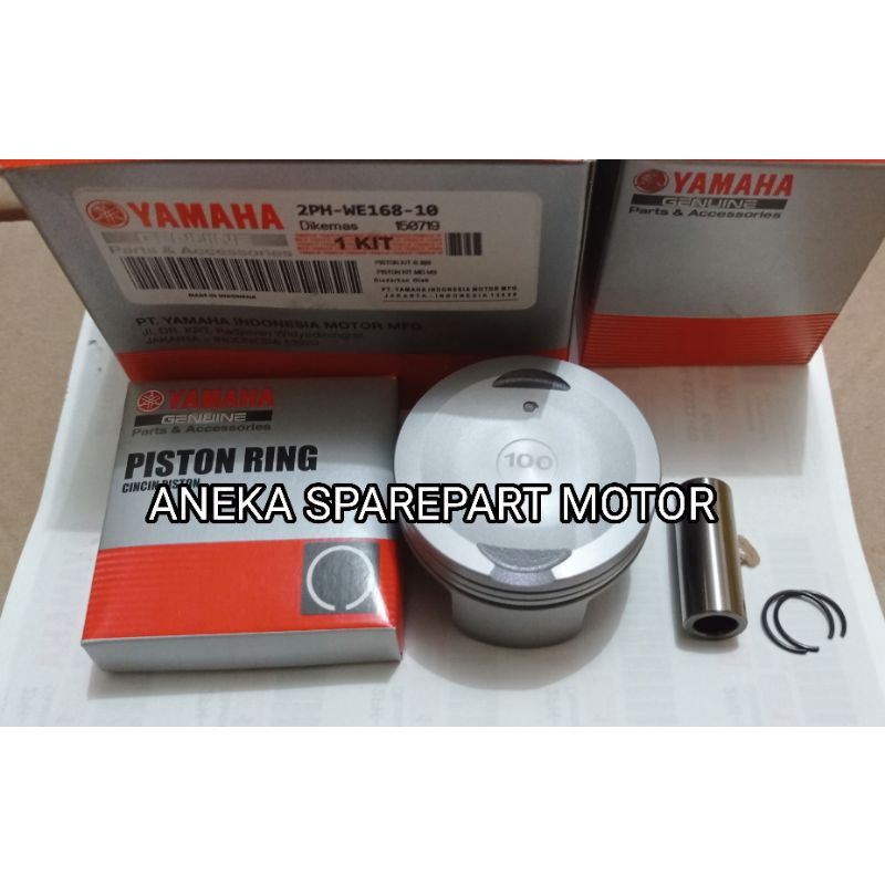 PISTON KIT YAMAHA MIO M3 OVERSIZE, 100 1.00 SEHER YAMAHA MIO M3 OS 100 1.00 2PH