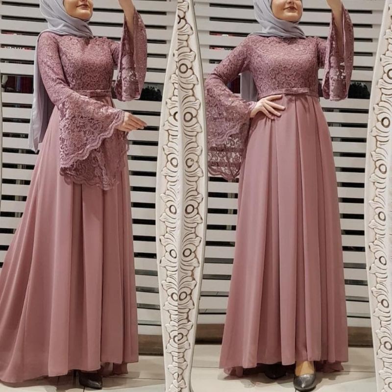 gamis burkat atas